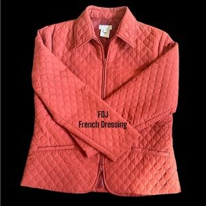 FDJ FRENCH DRESSING. Women's size Medium quilted light-weight jacket.
